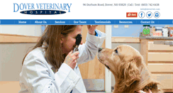 Desktop Screenshot of dovervet.com